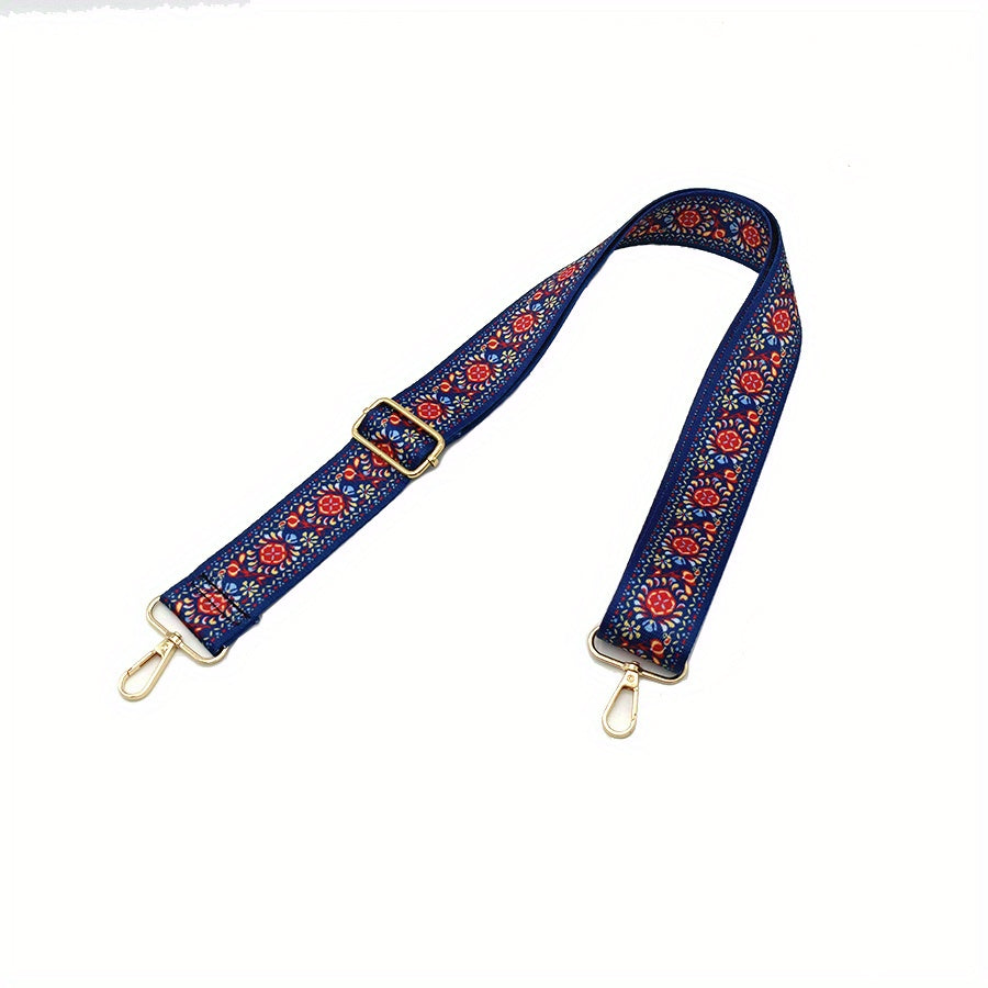 Vintage Pattern Wide Strap Lightweight Adjustable Durable Travel Accessories