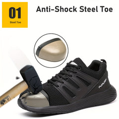 Steel Toe Puncture Proof Work Shoes for Construction Site