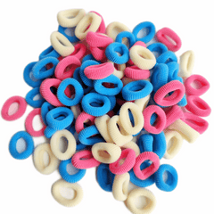 100Pcs Christmas Hair Tie Colorful Hair Accessories For Girls