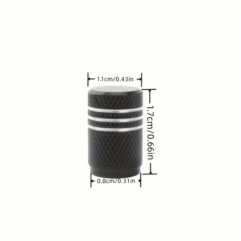 4pcs Colorful American Valve Cap Tire Dust Cap
