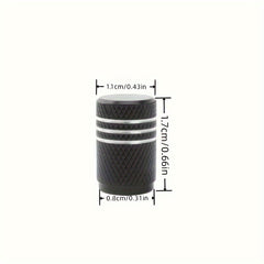 4pcs Colorful American Valve Cap Tire Dust Cap
