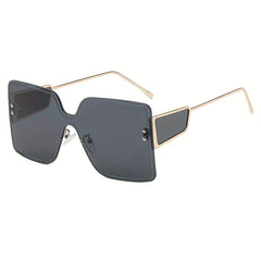 Y2K Rimless Ombre Lens Sunglasses UV400