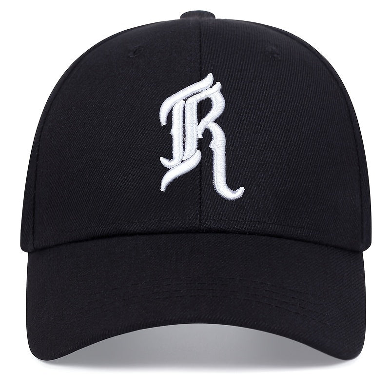 Men's Sports R Letter Baseball Cap