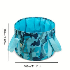 Portable Foldable Foot Washing Basin for Camping Hiking Travelling Fishing