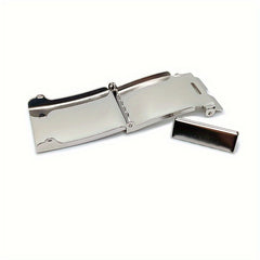 Copper Iron Metal Belt Buckle 40mm Flip Cover Men's Canvas Belt Accessories
