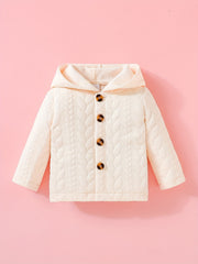 Baby Girls Hooded Coat Waterproof Jacket