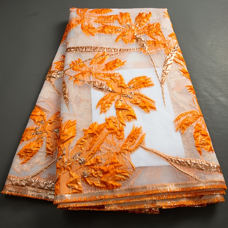 African Lace Fabric French Gild Jacquard Brocade for Wedding Party Dresses Sew