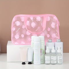 Clear Waterproof Makeup Pouch Toiletry Organizer & Travel Accessories
