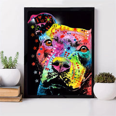 5D Dog Diamond Painting Kit for Adults and Children - DIY Diamond Art Kit