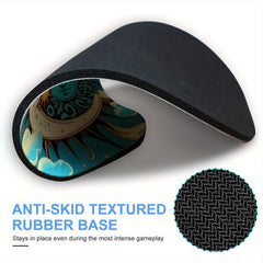 Sun & Moon Gaming Mouse Pad Non-Slip Rubber Base Waterproof for Computer Laptop