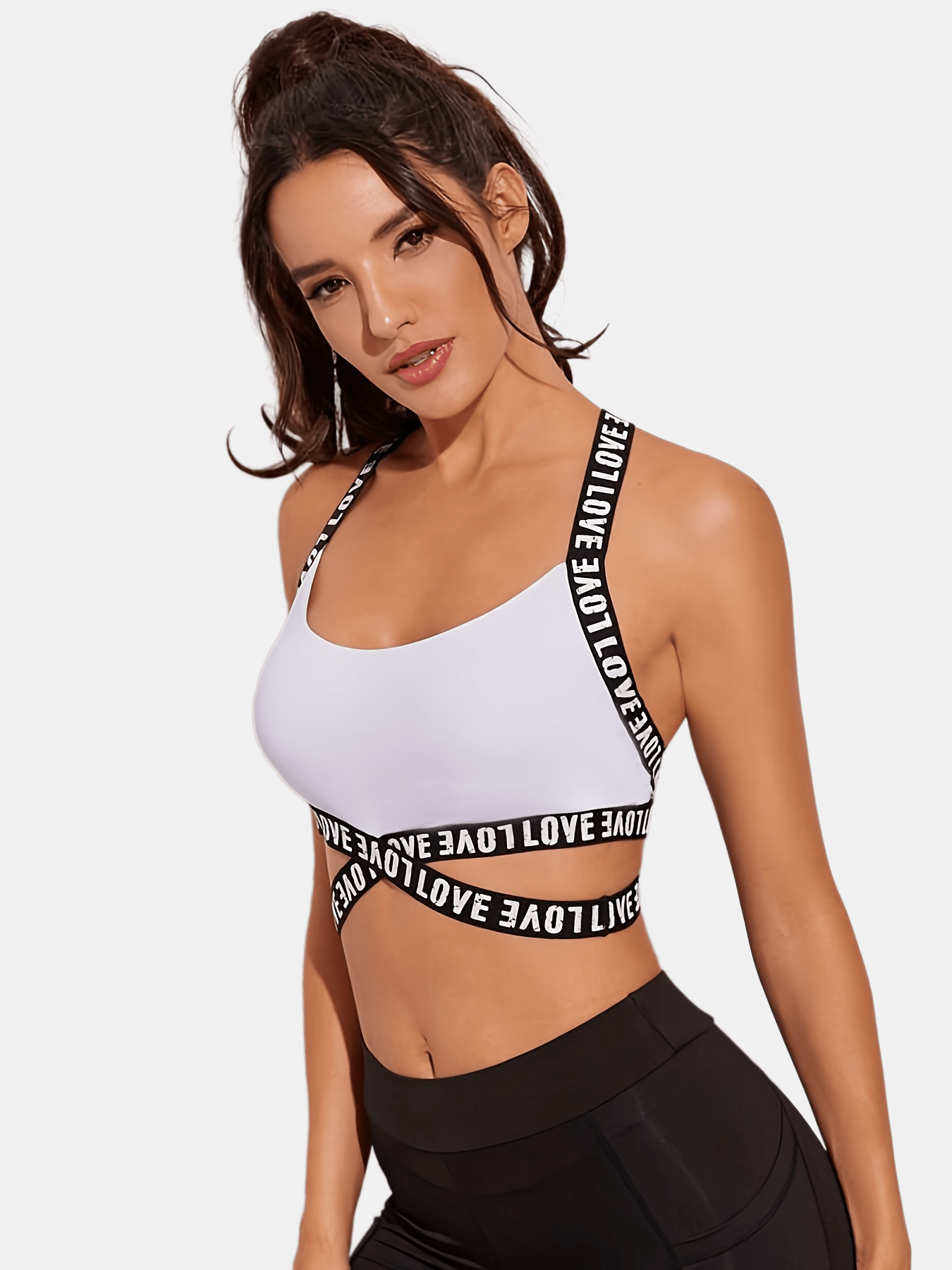 Push Up Sports Bra for Running Fitness Yoga Tank Top