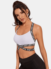 Push Up Sports Bra for Running Fitness Yoga Tank Top