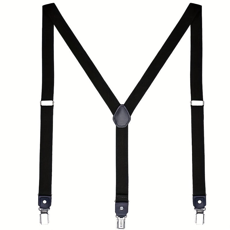 Y Shaped Bow Tie Suspenders with Strong Clips