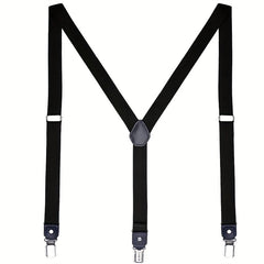 Y Shaped Bow Tie Suspenders with Strong Clips