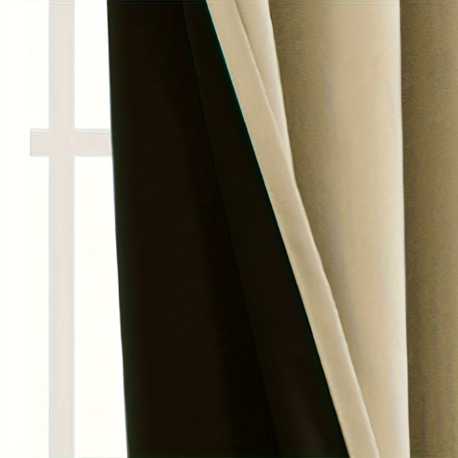Polyester Rod Pocket Curtain for Bedroom Balcony
