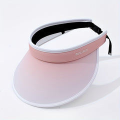 Girls Gradient Top Visor Hat UV Protective Sport Cap For Kids