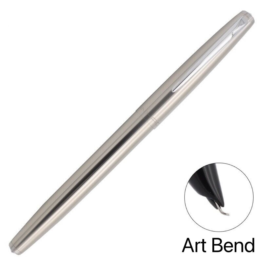 Steel Men's Calligraphy Fountain Pen Great Gift for Students, Artists