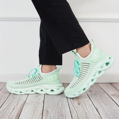 Men's Colorful Lightweight Jogging Shoes Breathable Mesh Comfortable Sneakers