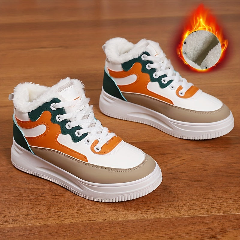 Women's High Top Platform Sneakers Winter Casual