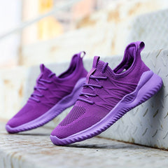 Mesh Breathable Running Shoes Lightweight Comfortable Outdoor Sneakers Women's