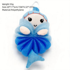 Mermaid Exfoliating Bath Ball for Kids