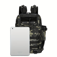 Large Capacity Fishing Backpack with Rod Holder - Sling Bag for Fly Fishing