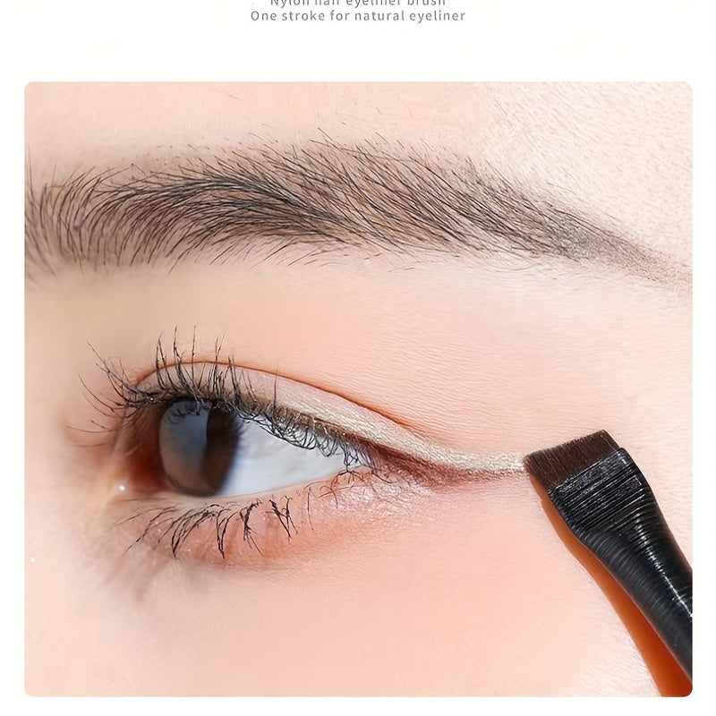 Professional Angled Eyebrow Brush Soft Portable Eye Makeup Flat Tint Brush