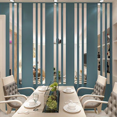 10PCS 19.5cm Wall Acrylic Decoration Strip Self Adhesive Stickers