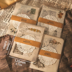 26 Sheets Scrapbooking Paper with Lace Cutout 16.99x11.99 cm