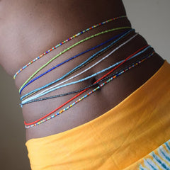 Colorful Bead Waist Chain for Women