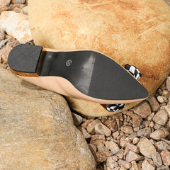 Women's Low Heel Bowknot Patent Leather Shoes