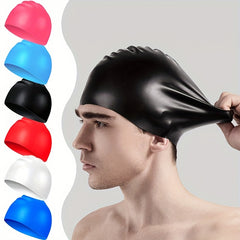 Silicone Swimming Cap for Adults and Kids Swimming Training and Hair Protection