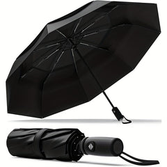 Portable Mini Umbrella 10 Ribs Double layer Windproof Sun Protection Umbrella