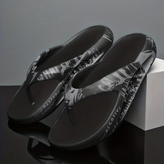 Men's Thong Sandals Casual Non Slip Flip flops Shoes For Indoor Outdoor Beach