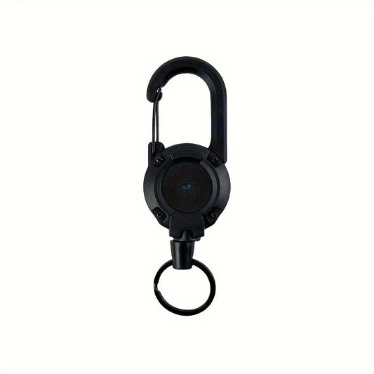Retractable Wire Rope Keychain Outdoor Fishing Anti-lost Buckle