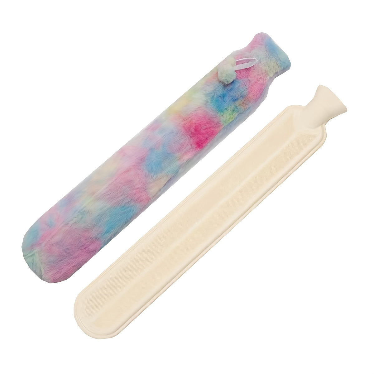 Plush Long Waist Hot Water Bag Rubber Leakproof