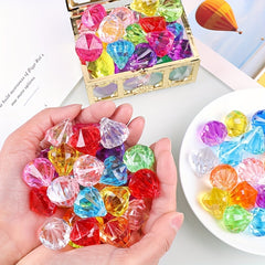 Acrylic Gemstone Pirate Chest Diving Pool Toy Set