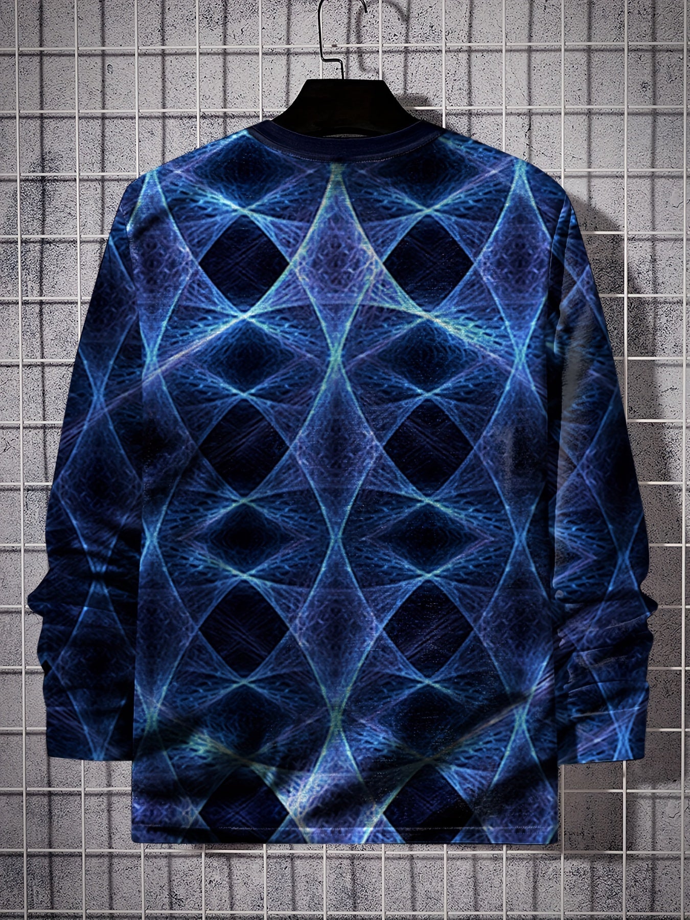 3D Print Men's Long Sleeve Vintage T-Shirt for Autumn