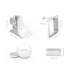 4 Pack Magnetic Cabinet Locks Easy Install Key Holders