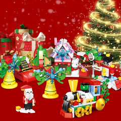 24 in 1 Christmas Advent Calendar Building Set - DIY Construction Toy Kit