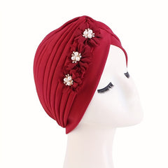 Pleated Turban Cap Chemo Hats for Women