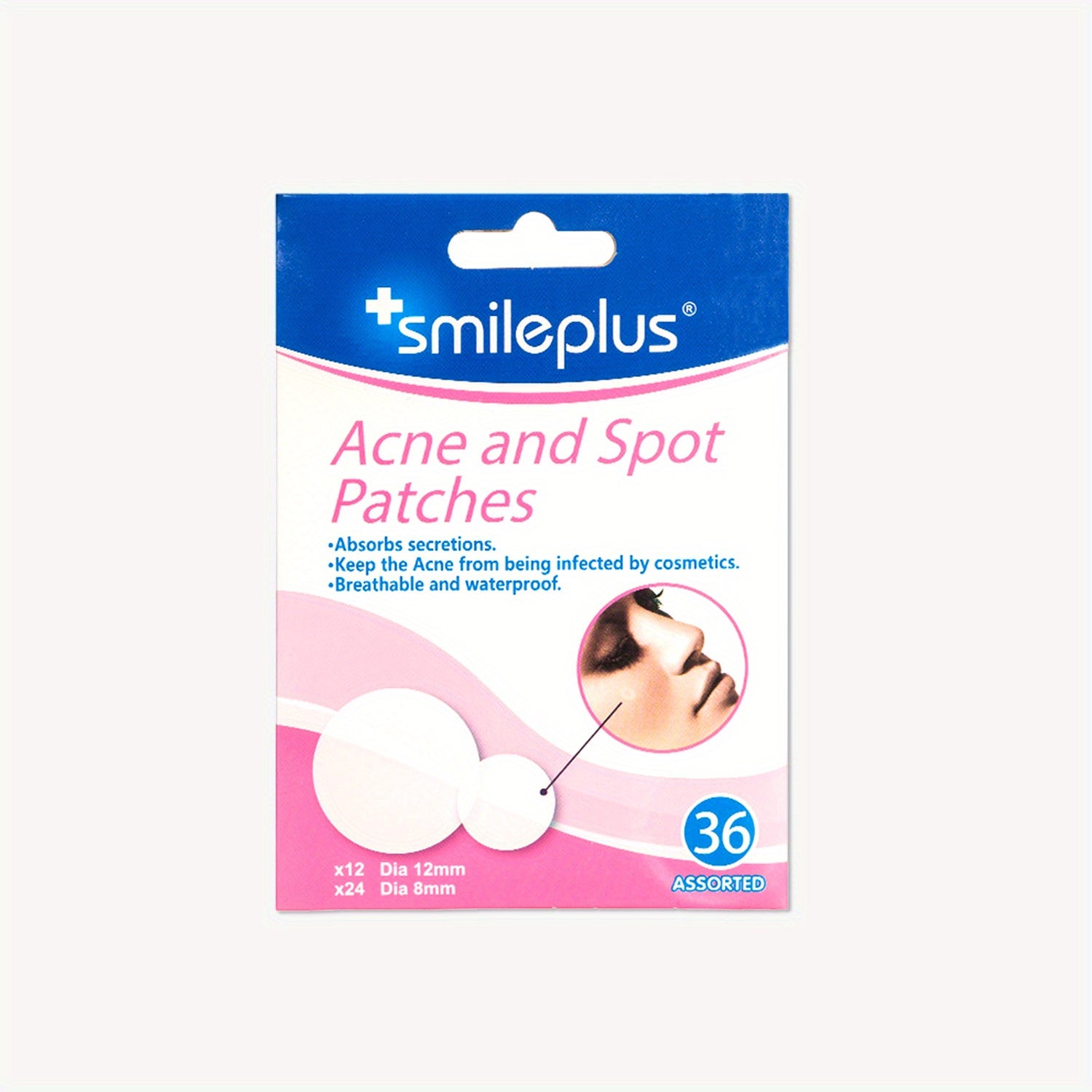 36 Ultra Thin Hydrogel Acne Patches 2 Sizes Waterproof Breathab