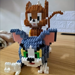 1318pcs Cats And Mice Building Blocks Educational Toys