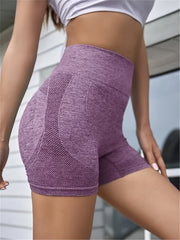 High Waist Breathable Yoga Sporty Short Tummy Control Butt Lifting