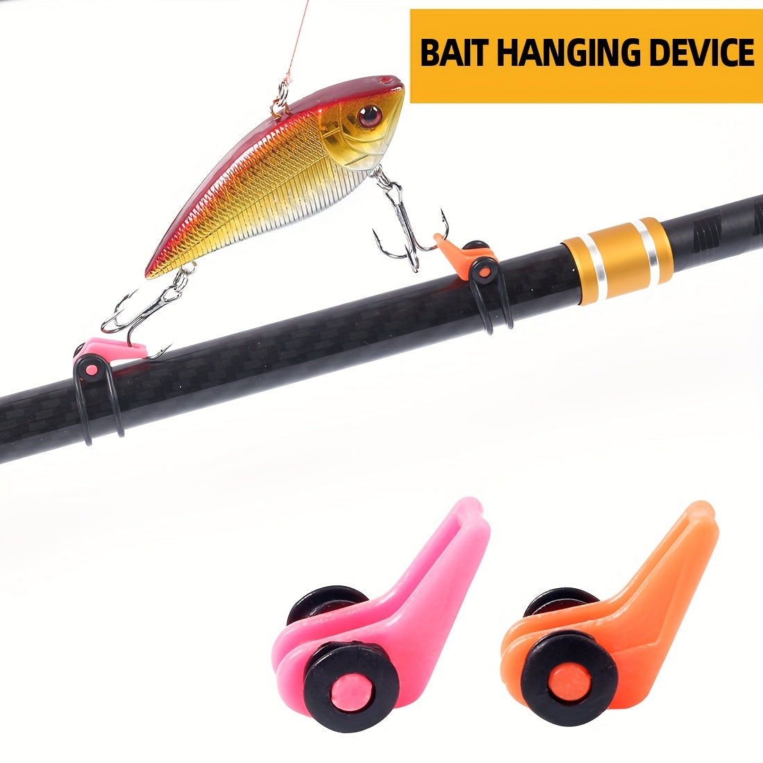 10pcs Fishing Rod Hook Keeper Lure Hanger Jig Hooks Safety Holder