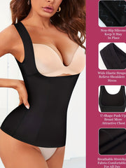 Tummy Control Tank Top Waist Trainer Shaper Open Bust Slimming Cami
