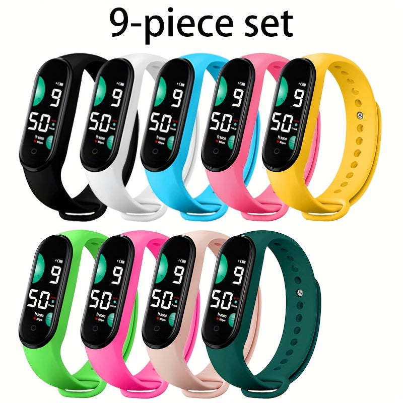 Stylish Minimalist LED Watch Set - Captivate Your Audience