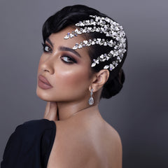 Middle Eastern Inspired Bridal Side Comb Hair Accessory