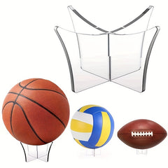 Acrylic Ball Display Stand For Sports Balls