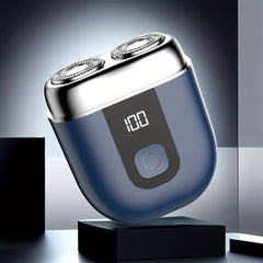Portable Beard Shaver Double Head Mini Shaver Smooth Comfortable Blade
